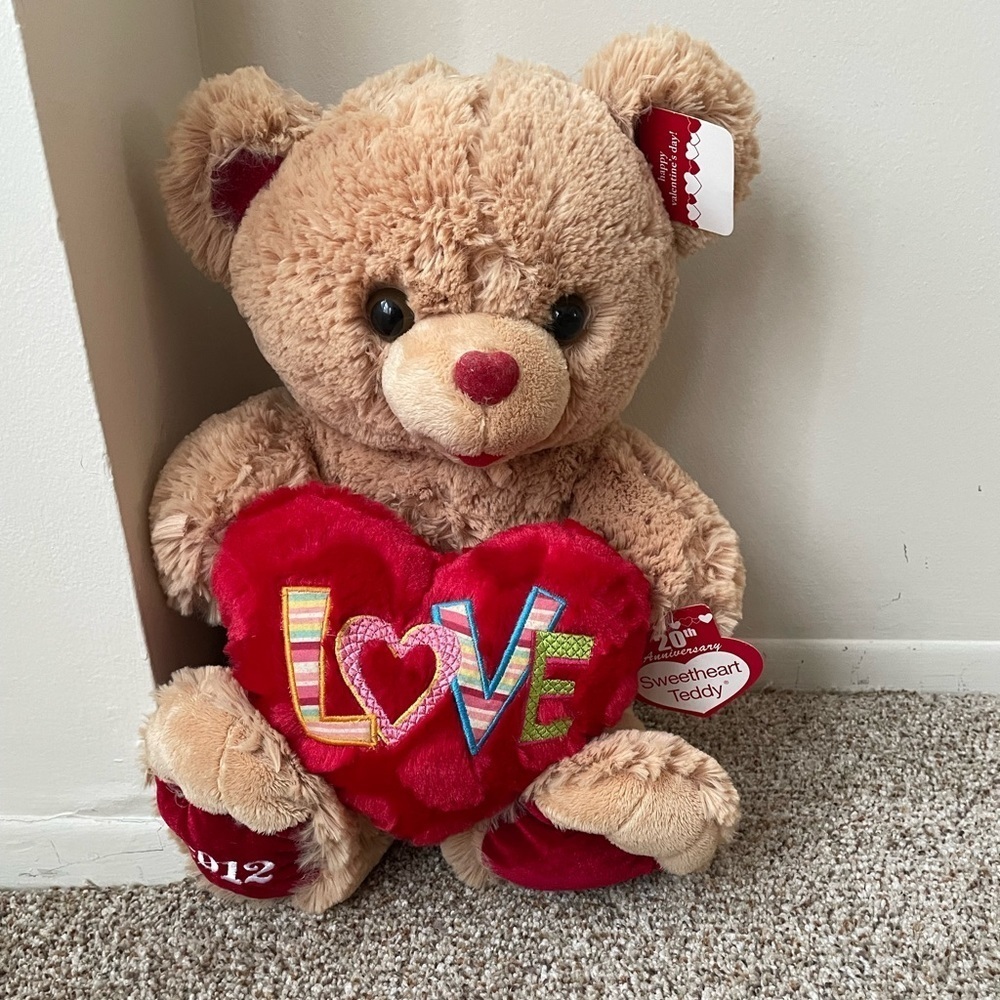 Dan Dee 2012 20' Anniversary Sweetheart Teddy Valentine’s Day Gift